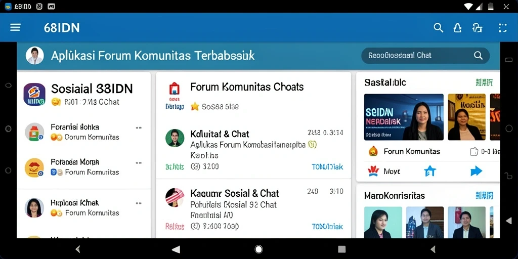 Tampilan antarmuka 68IDN yang intuitif dan menarik.