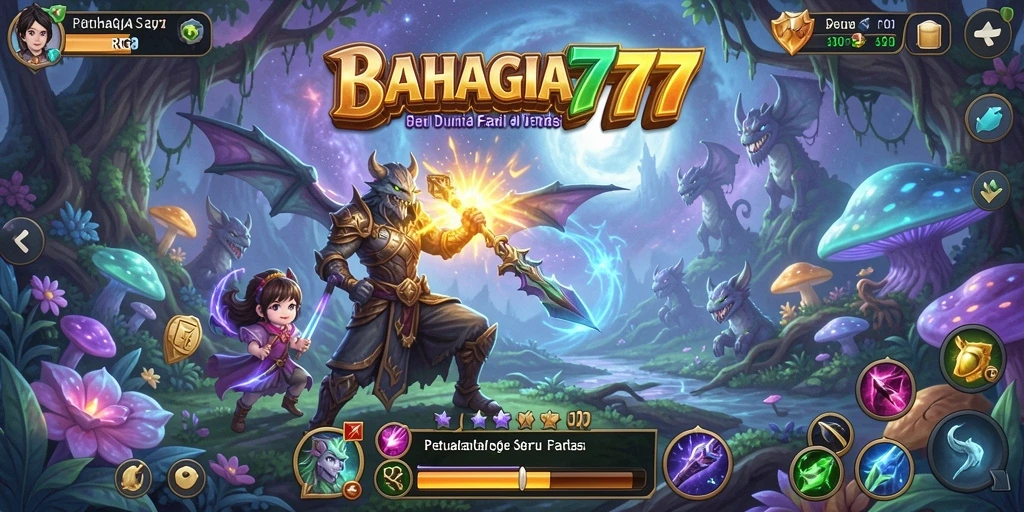 Tampilan antarmuka BAHAGIA777 yang menarik dan fungsional.