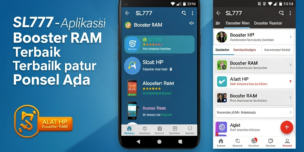 Tampilan antarmuka SL777 yang sederhana dan intuitif.